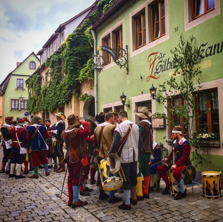 Ferienwohnungen Monteurzimmer Zur Silbernen Kanne Ротенбург-на-Таубері Екстер'єр фото